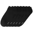 Bild 1 von 6 Paar Damen Sneaker-Socken unifarben SCHWARZ