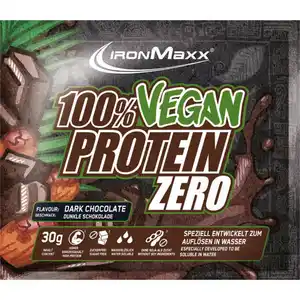 IronMaxx 2 x 100% Vegan Protein Zero Dark Chocolate