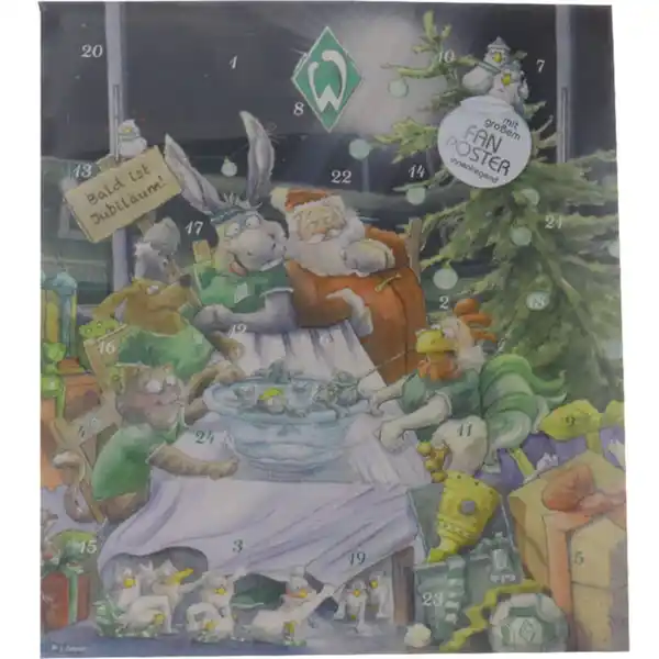 Bild 1 von Weihnachtskalender SV Werder Bremen Adventskalender inkl. Poster