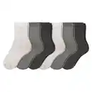 Bild 1 von 6 Paar Damen Socken im Set DUNKELGRAU / GRAU / HELLGRAU