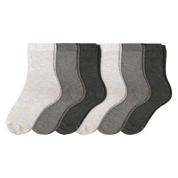 Bild 1 von 6 Paar Damen Socken im Set DUNKELGRAU / GRAU / HELLGRAU