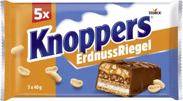 Bild 1 von Knoppers Erdnussriegel 5er