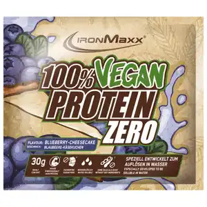 IronMaxx 2 x 100% Vegan Protein Zero Blueberry Cheesecake