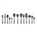 Bild 1 von Echtwerk Besteckset Avelino, Schwarz, Metall, 68-teilig, ergonomischer Griff, rostfrei, lebensmittelecht, Essen & Trinken, Besteck, Besteck-Sets