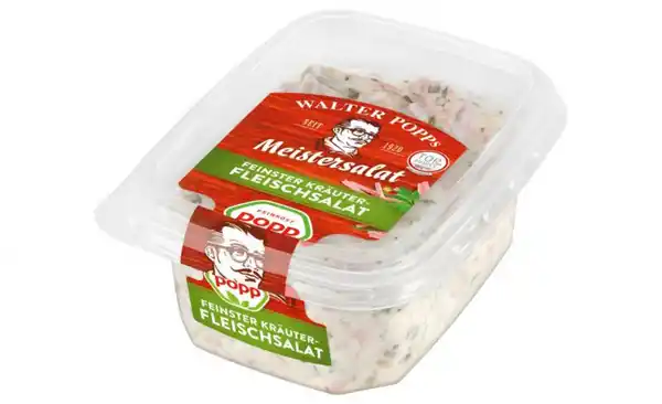 Bild 1 von Popp Feinkost Walter Popps Meistersalat feinster Kräuterfleischsalat