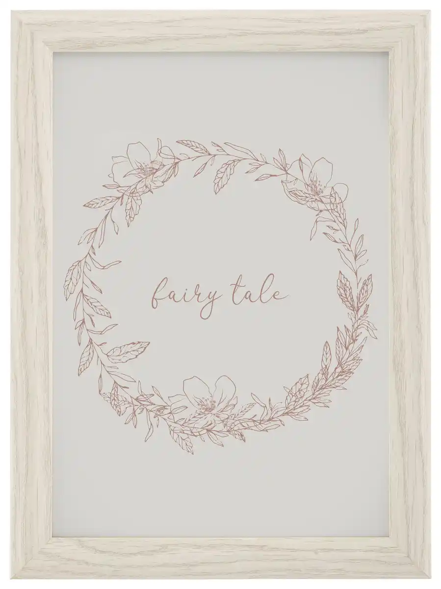 Bild 1 von Bilderrahmen Anna aus Eiche ca. 30x21cm, Weiß