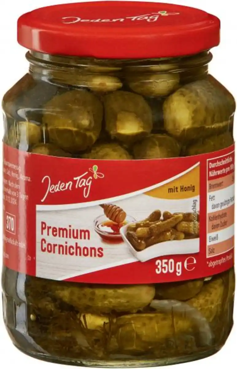 Bild 1 von Jeden Tag Premium Cornichons mit Honig