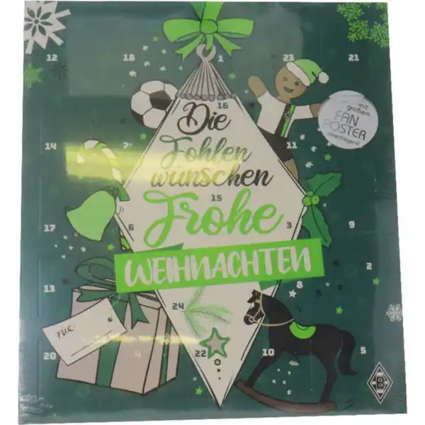 Bild 1 von Weihnachtskalender Borussia Mönchengladbach Adventskalender inkl. Poster