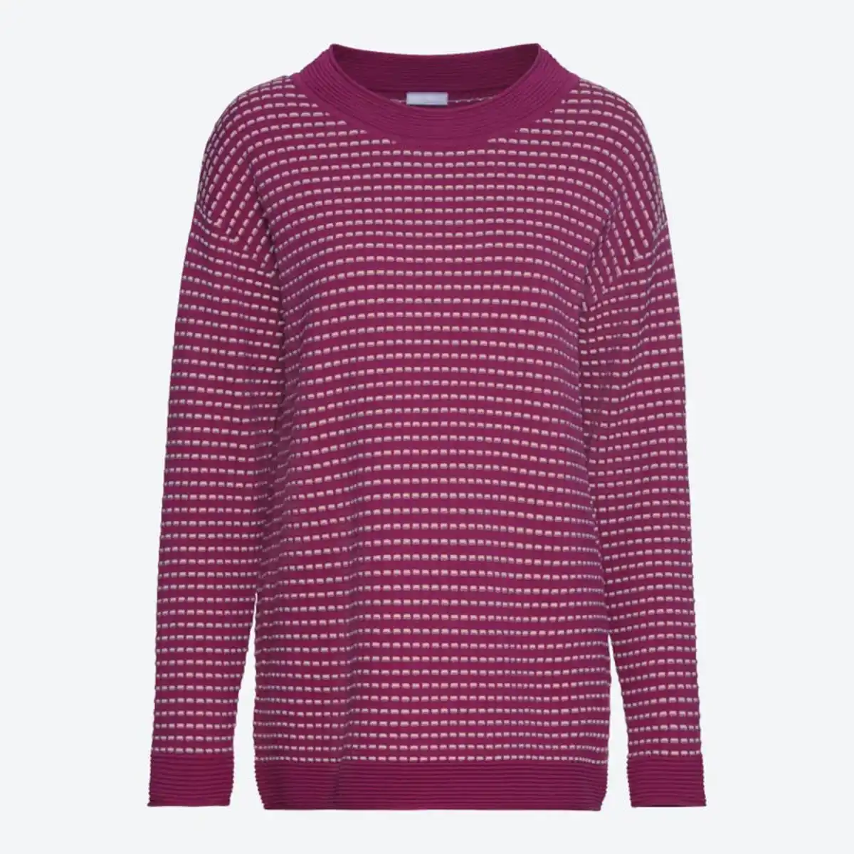 Bild 1 von Damen-Pullover mit überschnittener Schulter, Dark-pink