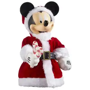 Disney Christbaumspitze Mickey Mouse, Weiß, Kunststoff, Textil, 26 cm, Dekoration, Weihnachtsdekoration, Weihnachtsbaumschmuck, Christbaumspitzen