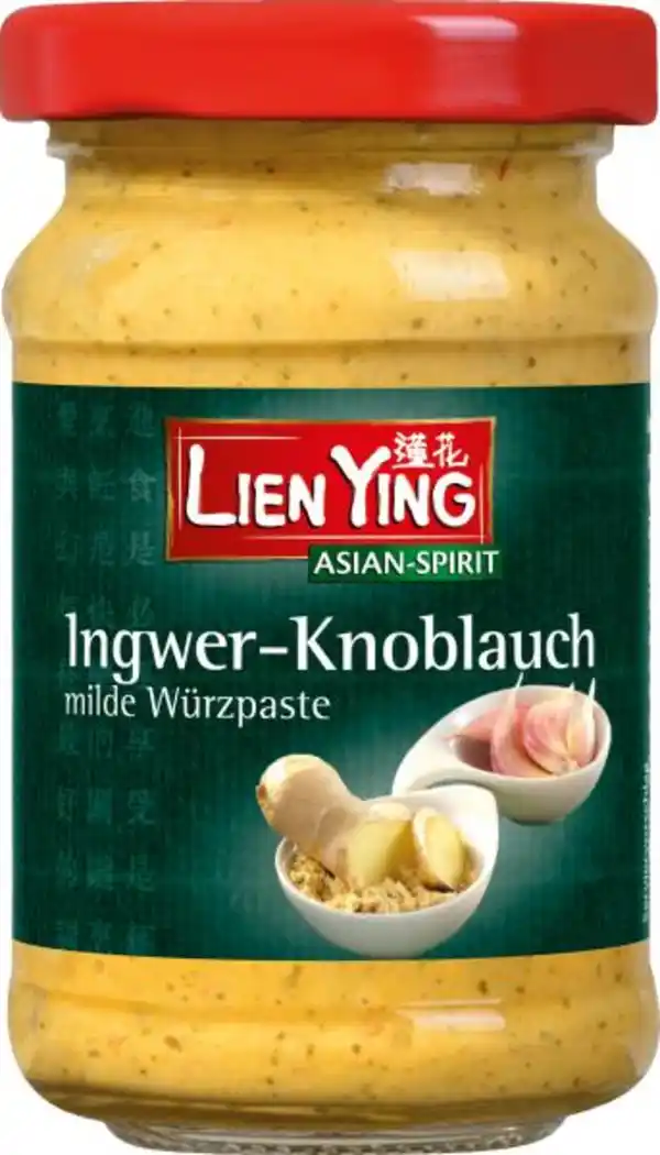 Bild 1 von Lien Ying Asian-Spirit Knoblauch-Ingwer Paste mild