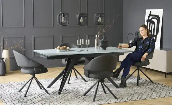 Bild 2 von Glastisch ausziehbar Dalton