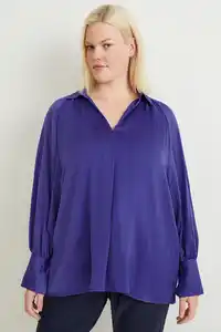 C&A Bluse, Lila, Größe: 56