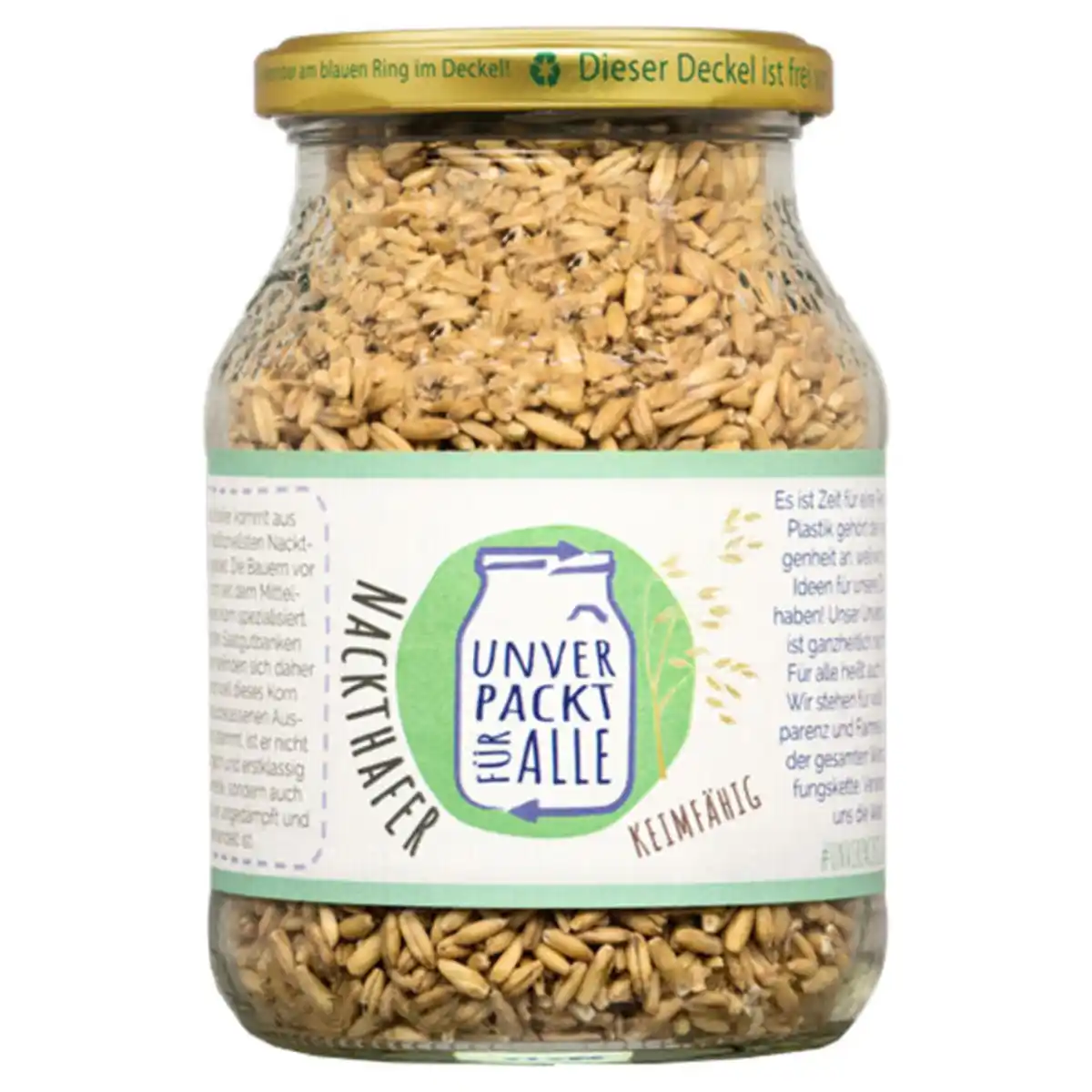 Bild 1 von Unverpackt für alle 3 x BIO Nackthafer