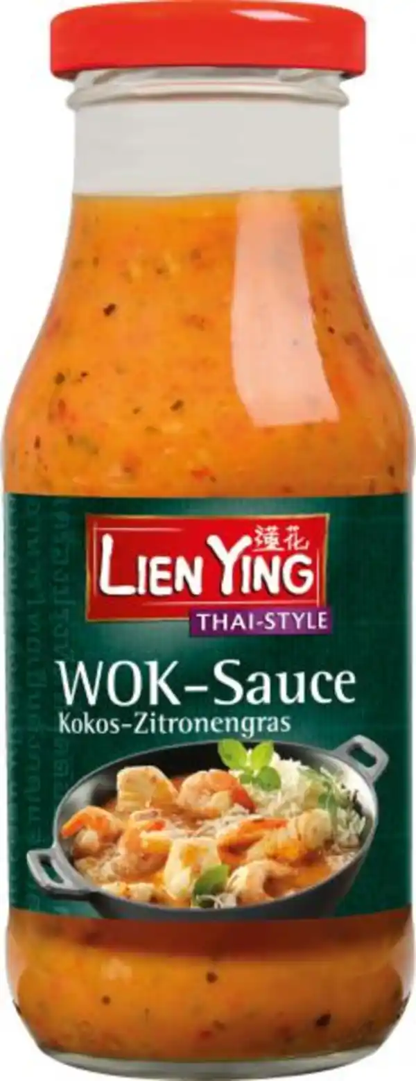 Bild 1 von Lien Ying Thai-Style Wok-Sauce Kokos-Zitronengras