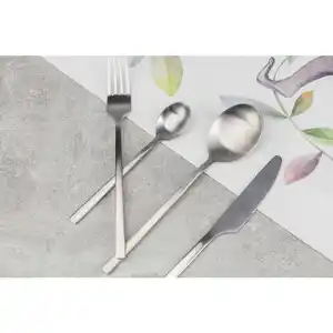 Xxxl Besteckset, Edelstahl, Metall, 24-teilig, Lfgb, rostfrei, lebensmittelecht, schadstofffrei, Essen & Trinken, Besteck, Besteck-Sets