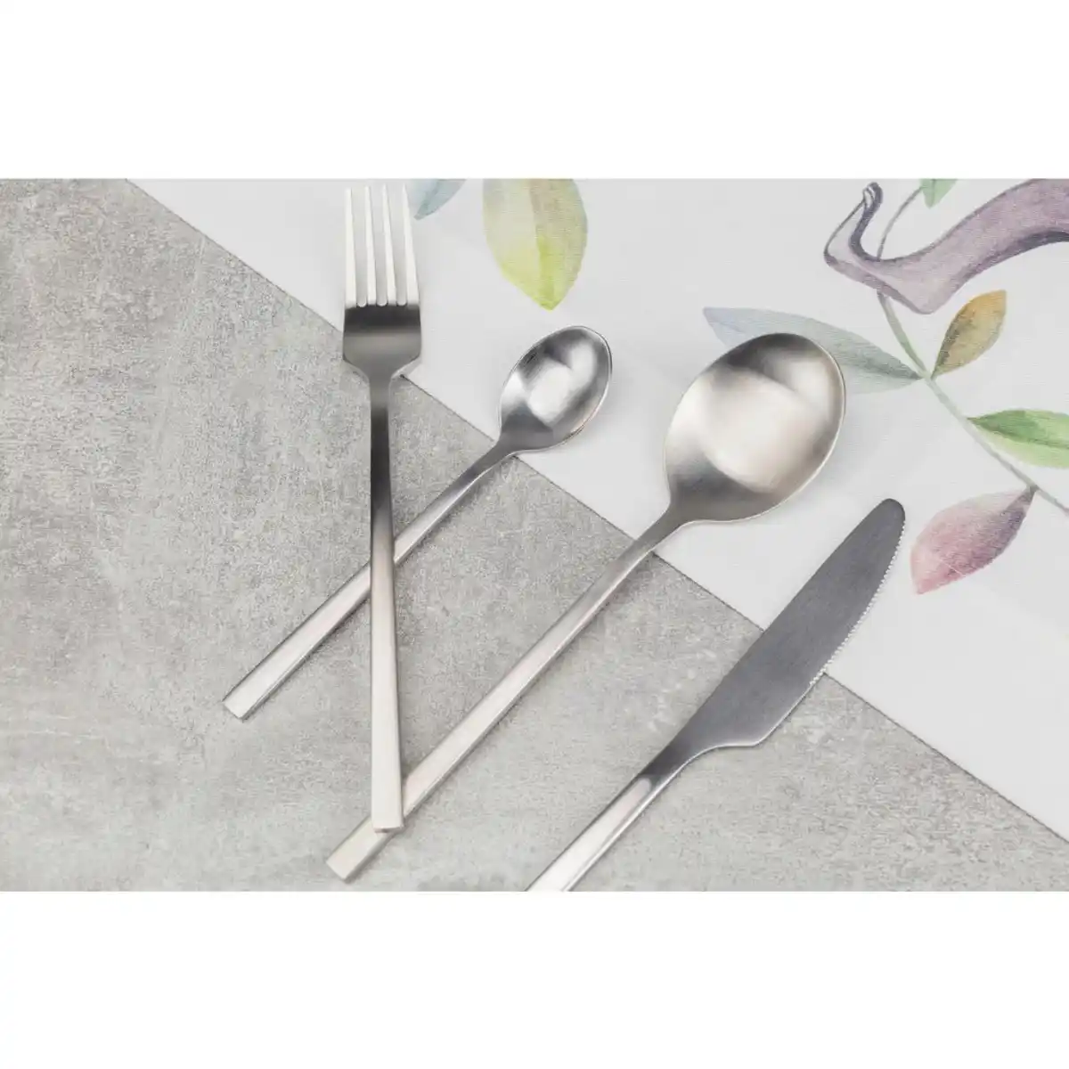 Bild 1 von Xxxl Besteckset, Edelstahl, Metall, 24-teilig, Lfgb, rostfrei, lebensmittelecht, schadstofffrei, Essen & Trinken, Besteck, Besteck-Sets
