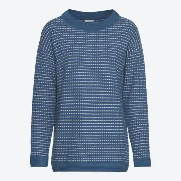 Bild 1 von Damen-Pullover mit überschnittener Schulter, Blue