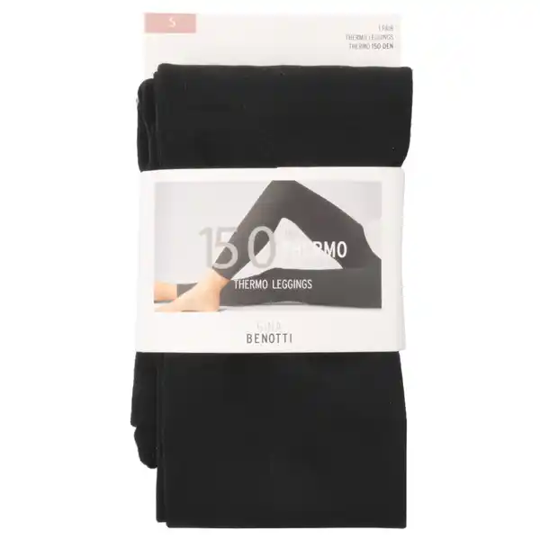 Bild 1 von Damen Thermo-Leggings mit Fleecefutter SCHWARZ