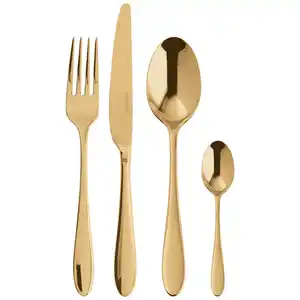 Sambonet Besteckset, Gold, Metall, 24-teilig, 31.3x5.2x32.8 cm, DIN EN ISO 14001, DIN EN ISO 50001, DIN EN ISO 9001, Essen & Trinken, Besteck, Besteck-Sets