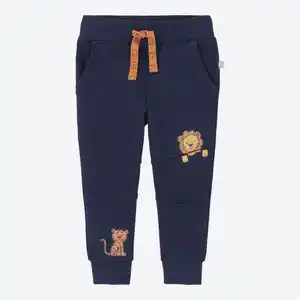 Baby-Jungen-Jogginghose mit Löwen-Druck, Dark-blue