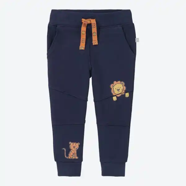 Bild 1 von Baby-Jungen-Jogginghose mit Löwen-Druck, Dark-blue