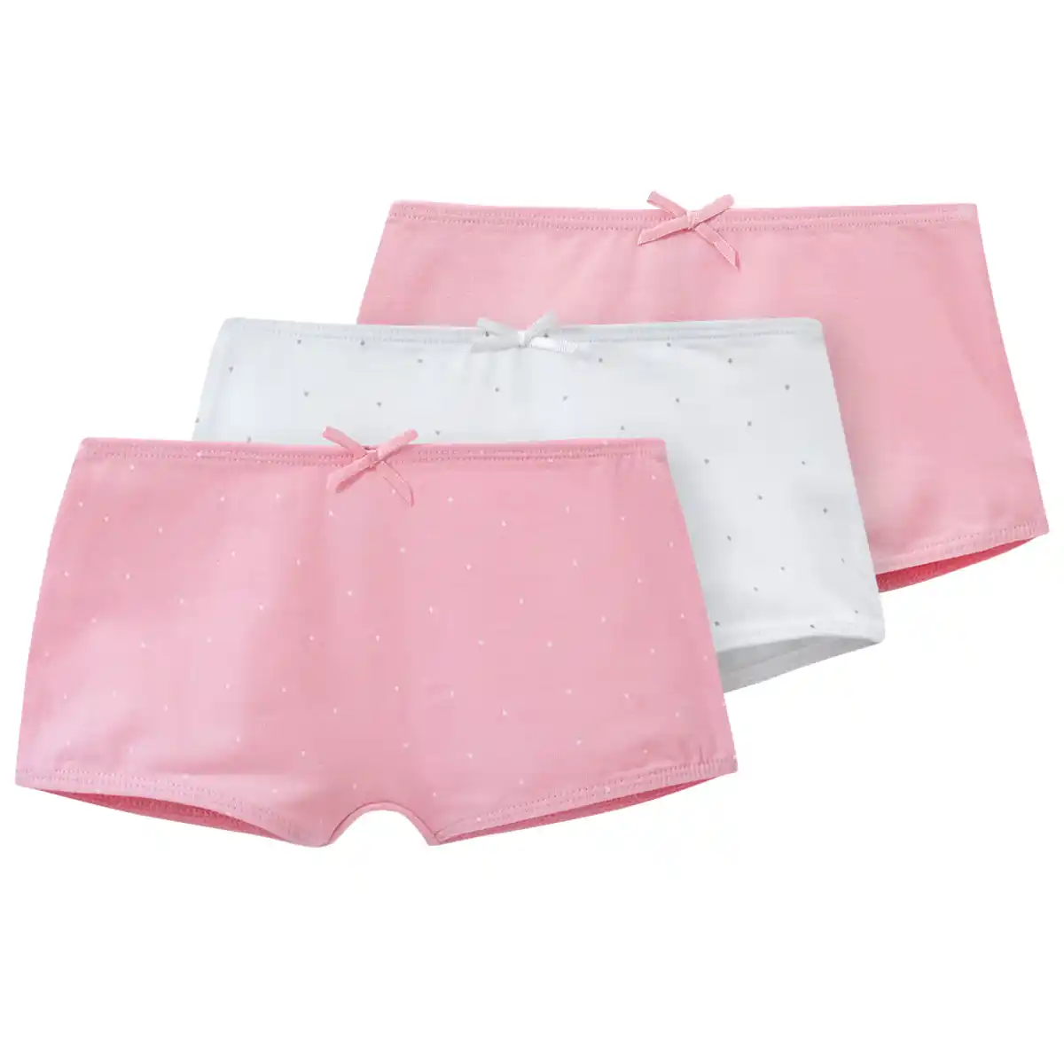 Bild 1 von 3 Mädchen Pantys im Muster-Mix ROSA / WEISS