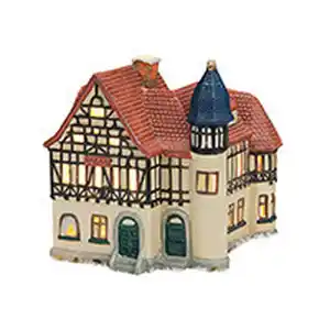 Xxxl Dekohaus, Braun, Rot, Beige, Keramik, Haus, 15x17x12 cm, Dekoration, Weihnachtsdekoration, Winterdeko