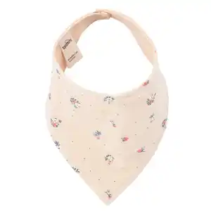 Baby Bandana mit Blumen-Print CREME