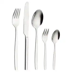 Echtwerk Besteckset Positano, Silber, Metall, 30-teilig, rostfrei, lebensmittelecht, Essen & Trinken, Besteck, Besteck-Sets