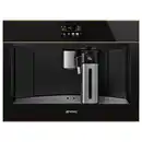 Bild 1 von Smeg Kaffeevollautomat Dolce Stil Novo, Schwarz, Kupfer, Metall, Glas, 59.5x45.5x47 cm, Made in Italy, Brüheinheit entnehmbar, Tassenvorwärmung ein-/ausschaltbar, Kindersicherung, Wasserfilterwechs