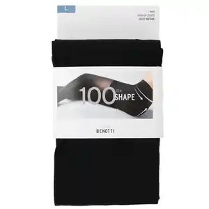 Damen Shape-Strumpfhose mit 100 DEN SCHWARZ