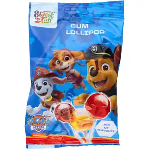 2 x Paw Patrol Bubble Gum Lollipop