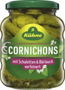 Kühne Cornichons mit Bärlauch & Schalotten