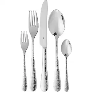 WMF Besteckset, Grau, Metall, 30-teilig, 27x57x43.5 cm, ergonomischer Griff, Essen & Trinken, Besteck, Besteck-Sets