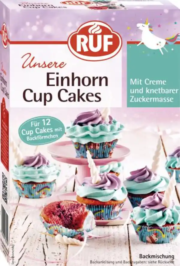 Bild 1 von Ruf Einhorn Cup Cakes