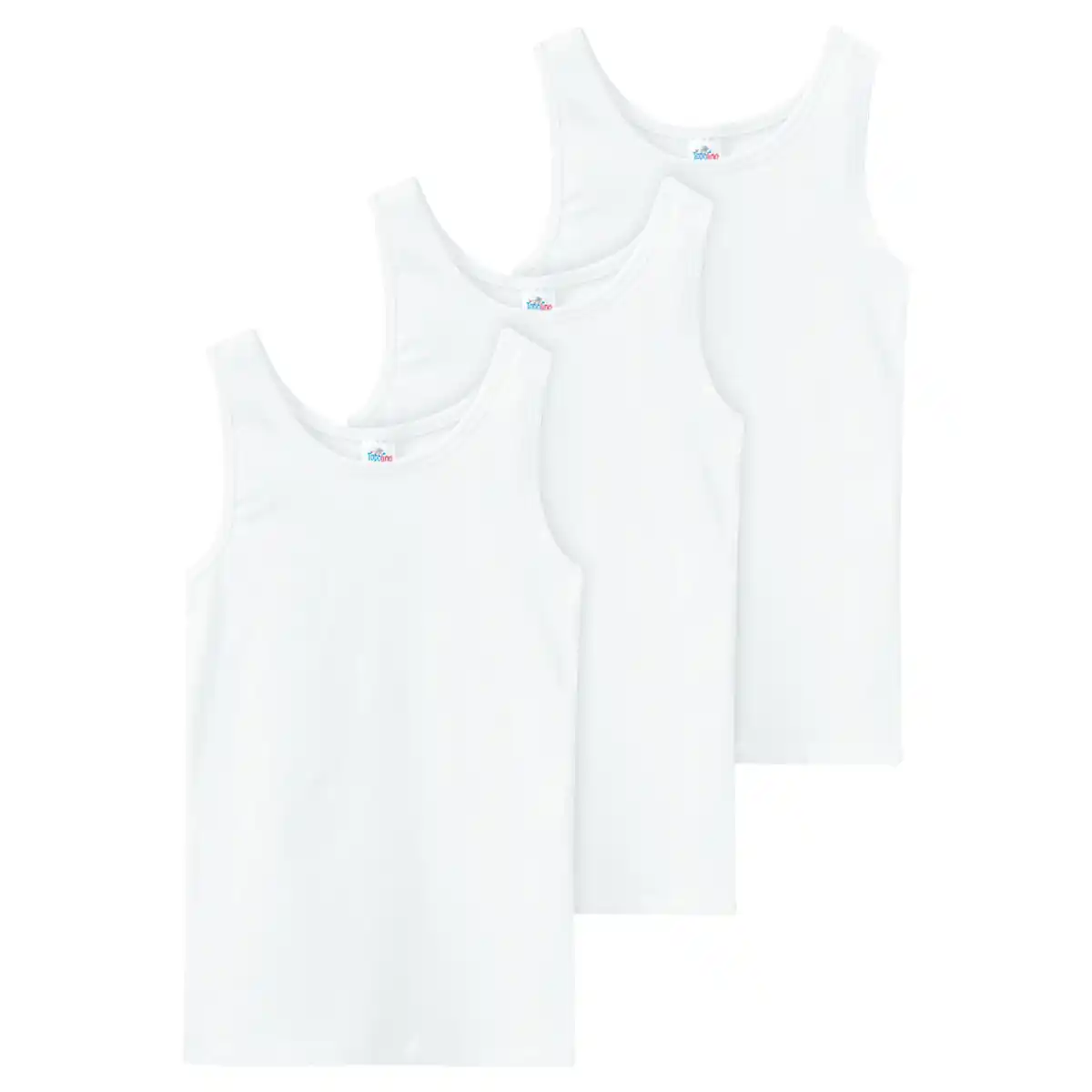 Bild 1 von 3 Kinder Unterhemden im Set WEISS