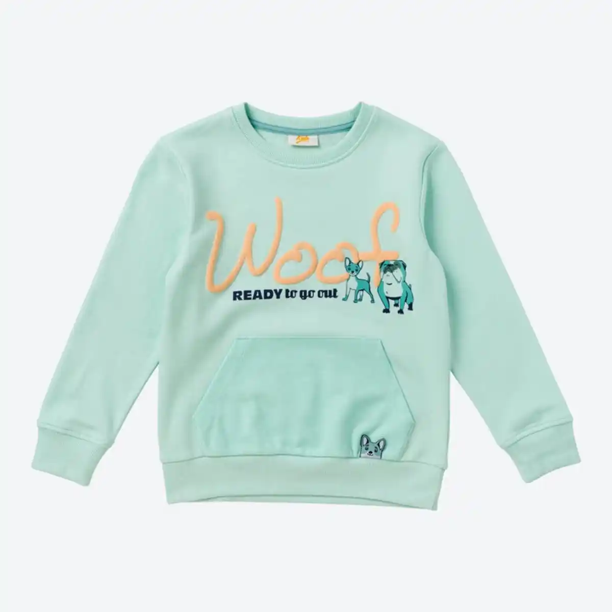 Bild 1 von Kinder-Jungen-Sweatshirt mit Kängurutasche, Turquoise