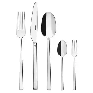 Sambonet Besteckset Rock, Edelstahl, Metall, 60-teilig, lebensmittelecht, Essen & Trinken, Besteck, Besteck-Sets