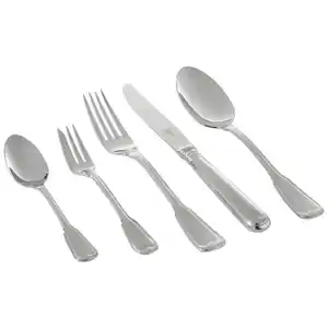 Justinus Besteckset Augburger Faden, Metall, 30-teilig, 25x5x43 cm, Essen & Trinken, Besteck, Besteck-Sets