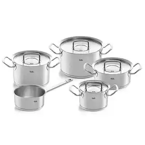 Fissler Kochtopfset Original-Profi Collection®, Silber, Metall, 5-teilig, 16 cm,20 cm,16 cm, Made in Germany, backofengeeignet, Kochen, Töpfe, Topfsets