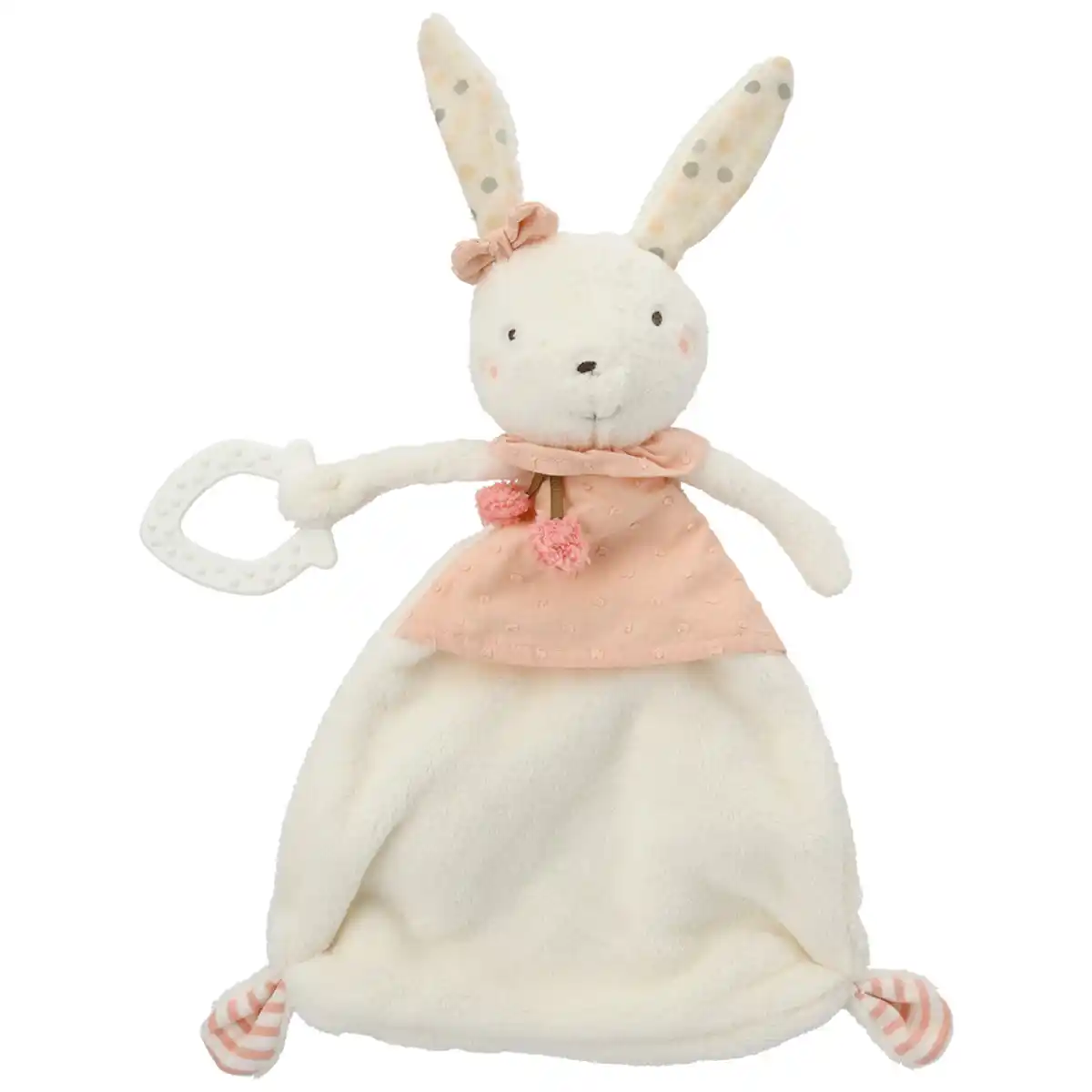 Bild 1 von Baby Schmusetuch im Hasen-Design WEISS