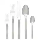 Bild 1 von Novel Besteckset, Edelstahl, Metall, 30-teilig, Lfgb, rostfrei, lebensmittelecht, Essen & Trinken, Besteck, Besteck-Sets