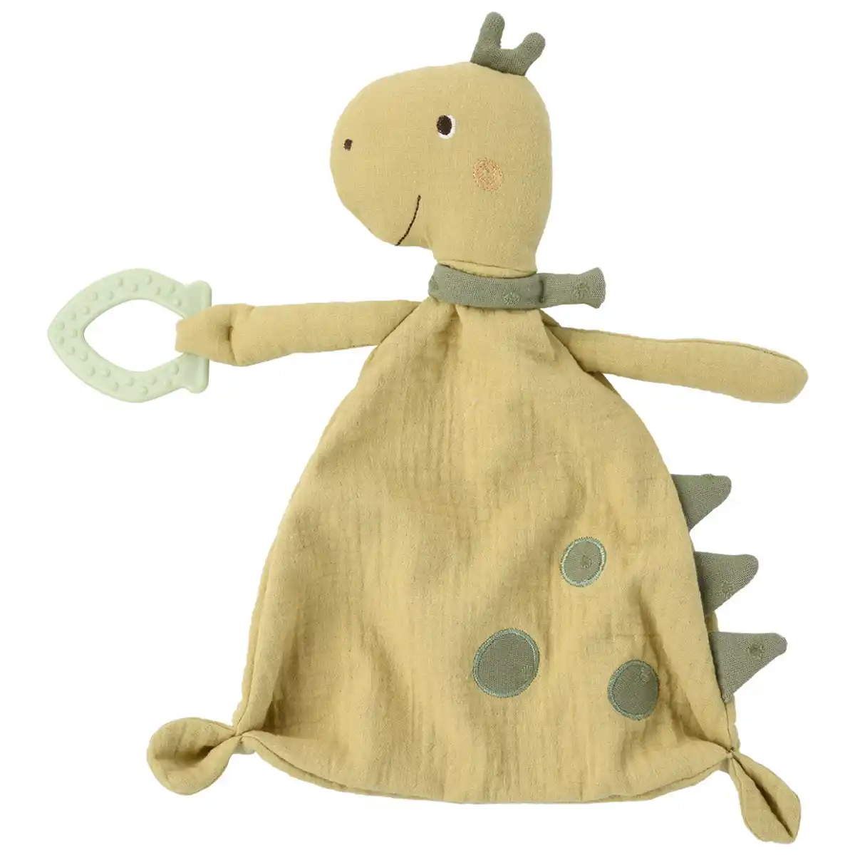 Bild 1 von Baby Schmusetuch im Dino-Design HELLGRÜN