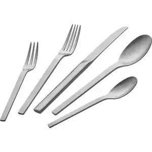 Zwilling Besteckset Minimale mattiert, Silber, Metall, 30-teilig, rostfrei, Essen & Trinken, Besteck, Besteck-Sets