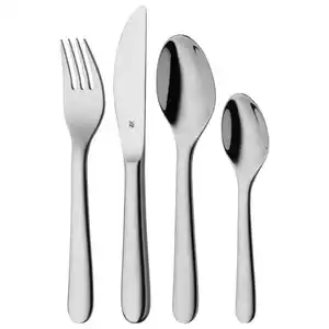 WMF Besteckset, Silber, Metall, 4-teilig, Essen & Trinken, Besteck, Besteck-Sets