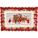 Bild 1 von Villeroy & Boch Tortenplatte Toy`s Fantasy, Mehrfarbig, Keramik, Weihnachten, rechteckig, 23x3.5x35.5 cm, Tischkultur & Servieren, Servierplatten