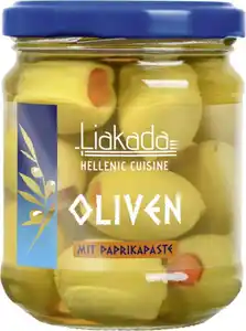 Liakada Oliven mit Paprikapaste