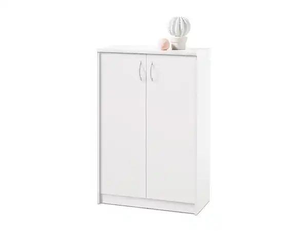 Bild 1 von Kommode mit 2 Türen weiß 74 cm - OPTIMUS