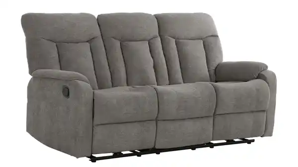 Bild 1 von Einzelsofa 3-Sitzer grau 189 cm - mit Relaxfunktion - SERIO